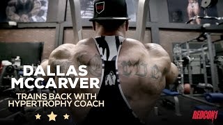 Dallas Mccarver Trains Back With Hypertrophy Coach amp Matt Jansen 3 Week Outs Of 2016 Mr Olympia [upl. by Ailliw]