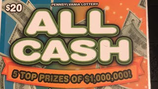 Pennsylvania Lottery Scratch off Book [upl. by Zel]