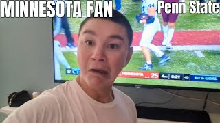 Minnesota Fan Reacts to loss vs Penn State CFB Week 13 [upl. by Oad]