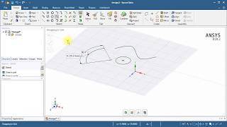 Sketching in SpaceClaim [upl. by Petersen]