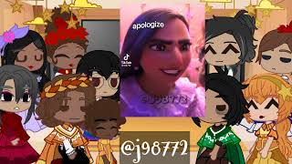 La familia Madrigal reacts to tiktok Bruno and Mirabel  lazyy again  half quality  PART 2 [upl. by Aninad206]