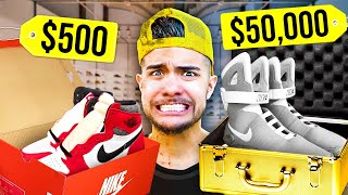 50000 VS 500 Sneaker Shopping [upl. by Yup733]