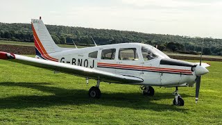 PA28  VFR Flight Vlog  Blackpool To Wellesbourne  ATC Audio [upl. by Ahsekat]