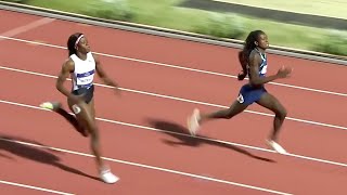 Christine Mboma Beats Shericka Jackson In 200m AGAIN [upl. by Nicolas]