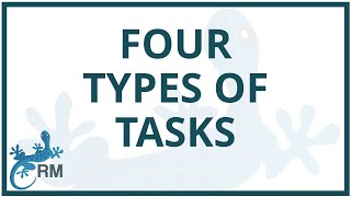 The 4 Task Types  How to Categorise Your ToDo List for Maximum Productivity [upl. by Marola]