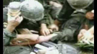 Vietnam War FootageMusic VideoRun Through The Jungle [upl. by Ahsinwad]