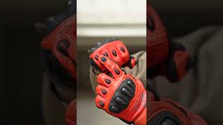 Seibertron SPS 2 Motorcycle MTB sports gloves with carbon fiber and TPR rubbers on back of hands [upl. by Yleve]