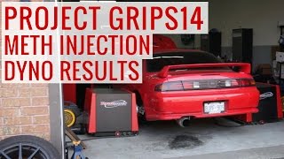 Dyno Results Big Power Gains with the addition of Methanol Injection  Project GripS14 [upl. by Bazil129]