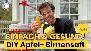 DIY Apfelbirnensaft Herstellung amp Lagerung Nie mehr zu viel Obst [upl. by Quartis]