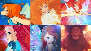 ALL BLOOM TRANSFORMATIONS UP TO NETFLIX  FATE The Winx Saga VS Original Winx Club Comparison [upl. by Yetnruoc]