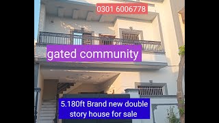 New Eden garden brand new double story house for sale in sargodha [upl. by Roshelle200]