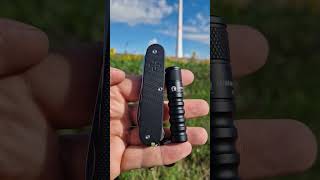 Victorinox compact custom g10 scales amp Lumintop edc01 flashlight 🔦 my edc [upl. by Assedo]