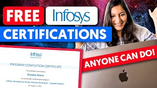 FREE Online Courses with Certificate by Infosys  REPUTED Tech amp NonTech Courses 🏆 [upl. by Lebasiairam171]