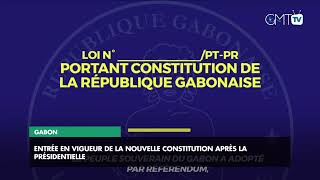 Reportage Gabon  entrée en vigueur de la nouvelle Constitution après la présidentielle [upl. by Yasibit]