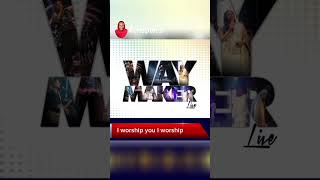 Sinach  Way maker  lyrics [upl. by Odla]