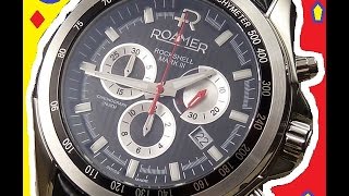 Часы Roamer Rockshell Mark III Chrono 220837 4155 02 [upl. by Guise]