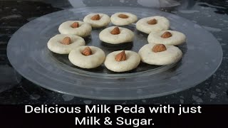 Easiest Homemade Milk Peda Recipe  Paalum Panjasarayum maathram mathi veetil peda ready  Malayalam [upl. by Odraode]