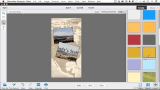 Photoshop Elements 12 Tutorial  Creating And Printing A Greeting Card [upl. by Ramirolg705]