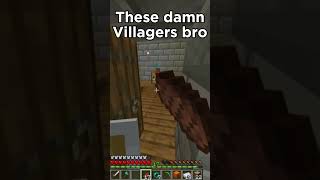 What Happens When a Villager DISRESPECTS You shorts fyp minecraft [upl. by Airamana]