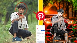 Pinterest Pinterest App Photo Edit कैसे करे  Pinterest Se Photo Editing Kaise Kare 2024 [upl. by Yesdnil]