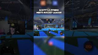 Scottykfitness MEETS ROCKET LEAGUE  rocketleague rl rocketleagueclips shorts fyp [upl. by Anitahs94]