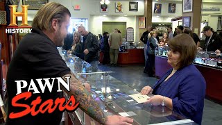 Pawn Stars An Expert Finds Red Flags in J Honus Wagners Autograph Season 10  History [upl. by Jagir]