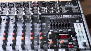 Behringer XENYX X 1222USB [upl. by Randi]