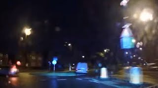 Dangerous drink driver swerves all over the road before being stopped in his tracks [upl. by Bertasi]