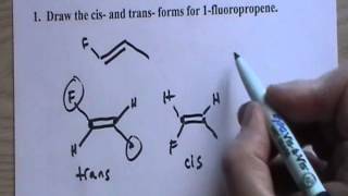 CHEM 1060 Lecture 014 Cis Trans Isomerism of Alkenes [upl. by Alomeda21]