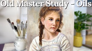 Portrait Painting in Oils using the Underpainting Technique [upl. by Daphie48]