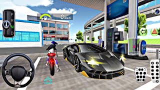 aula de condução 3D Lamborghini centenário car driving games simulator 3D Crazy [upl. by Enidlarej]