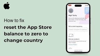 How to reset the App Store balance to zero to change country  iOS  2024 [upl. by Giarg]