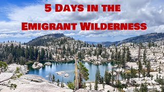 Backpacking the Emigrant Wilderness  Sierra Nevada Mountains [upl. by Ecyla28]