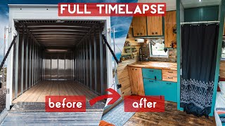 DIY Overland  Tiny House  Box Truck Expedition Vehicle Full Build Timelapse  8 weeks in 12 min [upl. by Uella55]