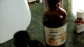 How To  Easy Vegetable Glycerin  Glycerine Spray Natural 4B Hair [upl. by Damas272]