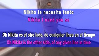 NIKITA Elton John  Subtitulos Eng  Español [upl. by Horlacher]