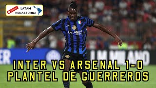 Inter vs Arsenal 10  Plantel de Guerreros  Çalhanoğlu [upl. by Azilef]