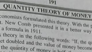 Quantity theory of Money ICom Part 1 G1 Nov 2024 [upl. by Ikkiv]