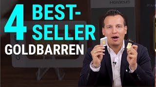 Gold kaufen 🔥 4 Bestseller Goldbarren im Vergleich 🔥 [upl. by Lertram]