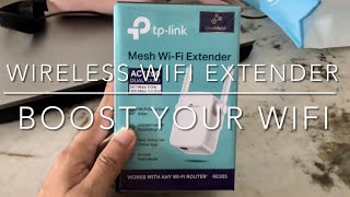 TPLink AC 1200 Mesh WiFi Range Extender that works with any WiFi Router  Wireless Wifi Booster [upl. by Rebma]