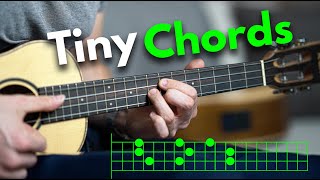 Beautiful quotTinyquot Chords on Fingerstyle Ukulele [upl. by Esialb]