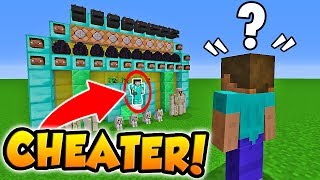 THE BIGGEST CHEATER IN MINECRAFT [upl. by Vivica]