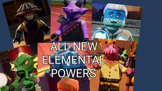 Lego Ninjago Dragons Rising Season 2 Part 2 All new elemental powers and elemental masters [upl. by Nodarse]