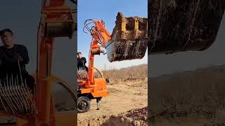 Working of engineering machine excavator rotarymachine automobile agriculture machinery [upl. by Krissy]