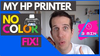 How to Fix HP printer not printing color after windows 10 update [upl. by Yrffoeg183]