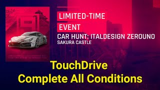 Asphalt 9 Italdesign Zerouno Car Hunt  No Seasonal Tokens to Grab  All Conditions  TouchDrive [upl. by Ellmyer]