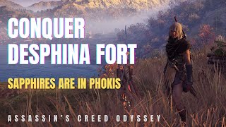 Conquer Fort Desphina in Phokis  Hard level  Level 12 Assassins Creed Odyssey  Part 24 [upl. by Valentia963]