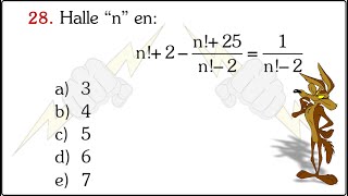 FACTORIALES  ÁLGEBRA  UNSA AREQUIPA [upl. by Haidabez]