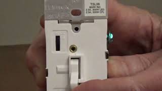 LED Lights Flicker with Dimmer  Leviton TSL06  Set Minimum Load Level [upl. by Gala]