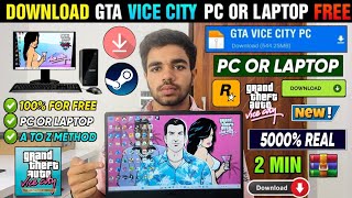 🎮 GTA VICE CITY DOWNLOAD PC  HOW TO DOWNLOAD AND INSTALL GTA VICE CITY IN PC amp LAPTOP  VICE CITY [upl. by Ignacio]